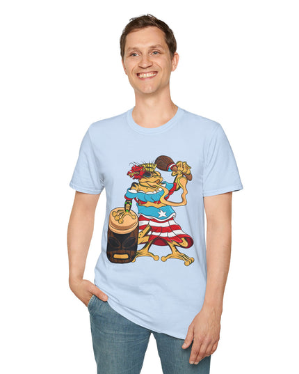 Unisex Graphic Tee Shirt - Puerto Rican Isabela Coqui
