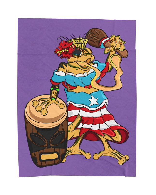 Plush Blanket - Puerto Rican Isabela Coqui