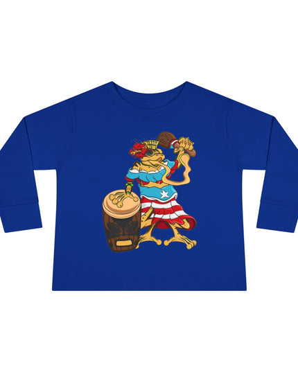 Toddler Long Sleeve Tee - Puerto Rican Isabella Coqui