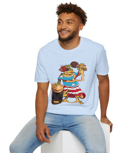 Unisex Graphic Tee Shirt - Puerto Rican Isabela Coqui