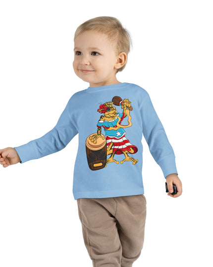 Toddler Long Sleeve Tee - Puerto Rican Isabella Coqui