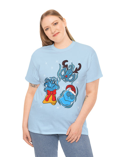 Twinkling Xmas Will O' Wisp - Adult Graphic Tee Shirt