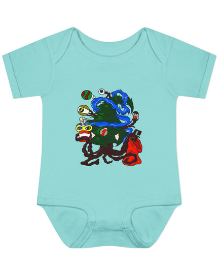 Christmas Treeant - Infant Baby Rib Bodysuit