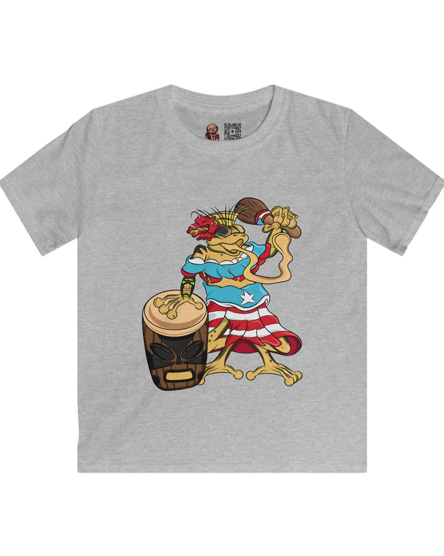 Puerto Rican Isabela Coquí - Kids SoftStyle Tee Shirt