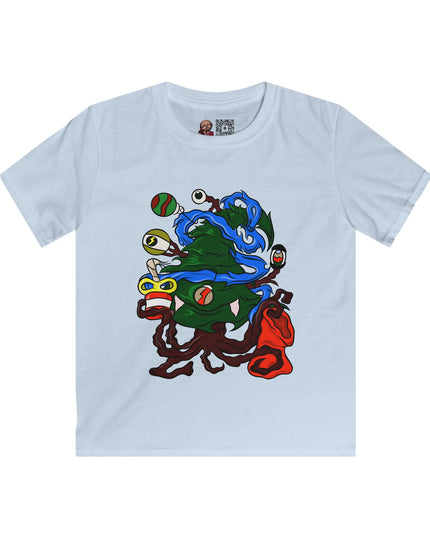 Christmas Treeant - Kids Softstyle Tee Shirt