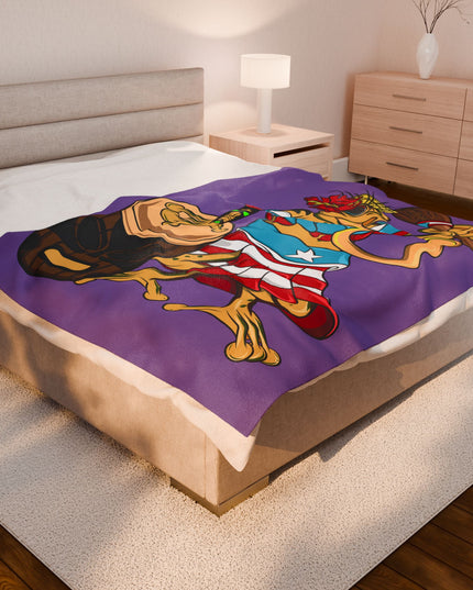 Plush Blanket - Puerto Rican Isabela Coqui