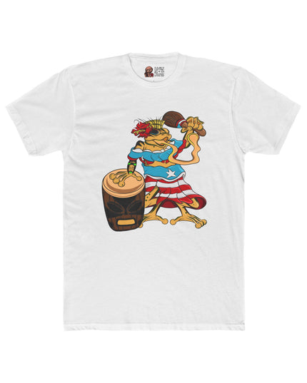 Puerto Rican Isabella Coquí - Adult Cotton Crew Tee Shirt