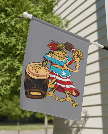 Garden Banner - Puerto Rican Isabela Coqui