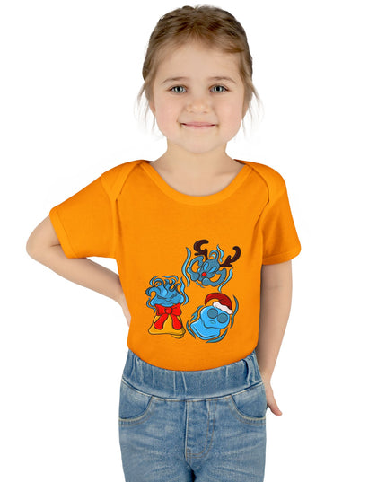 Xmas Will O Wisp - Infant Baby Rib Bodysuit