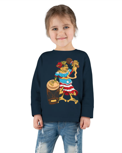 Toddler Long Sleeve Tee - Puerto Rican Isabella Coqui