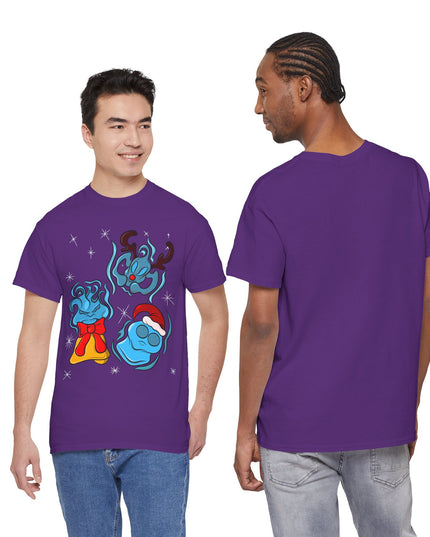 Twinkling Xmas Will O' Wisp - Adult Graphic Tee Shirt