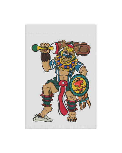 Abund Techichi the Mexican Warrior - Garden Banner