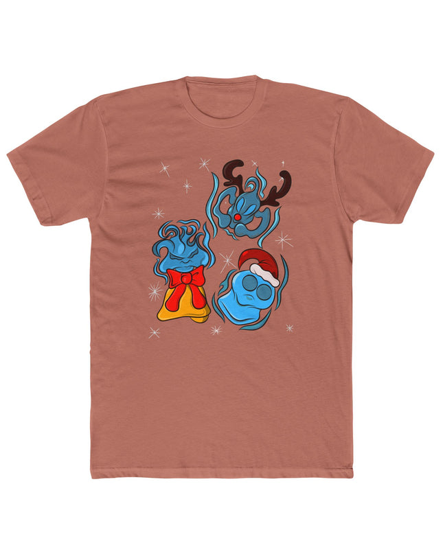 Sparkling Xmas Will O' Wisp - Unisex Adult Graphic Tee Shirt