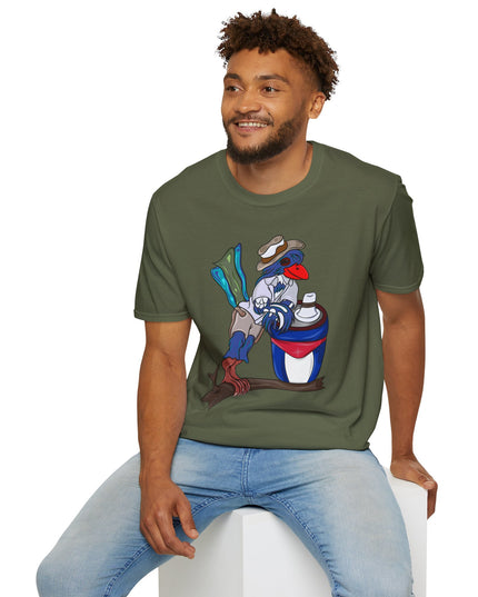Mateo Armas the Cuban Trogon - Unisex Graphic Tee Shirt