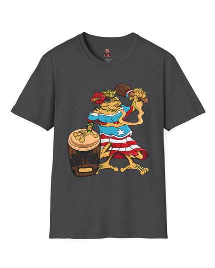 Unisex Graphic Tee Shirt - Puerto Rican Isabela Coqui