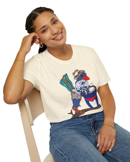 Mateo Armas the Cuban Trogon - Unisex Graphic Tee Shirt