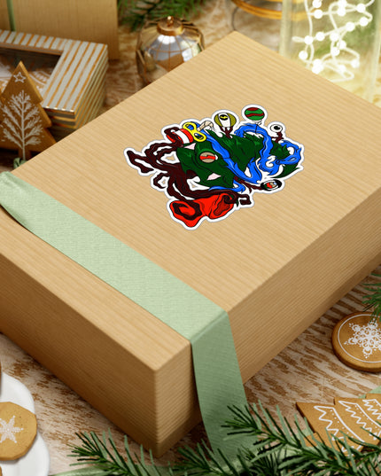 Christmas Treeant - Kiss-Cut Vinyl Decal Sticker