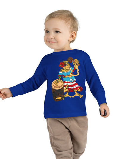 Toddler Long Sleeve Tee - Puerto Rican Isabella Coqui
