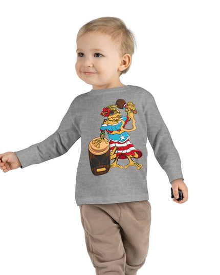 Toddler Long Sleeve Tee - Puerto Rican Isabella Coqui