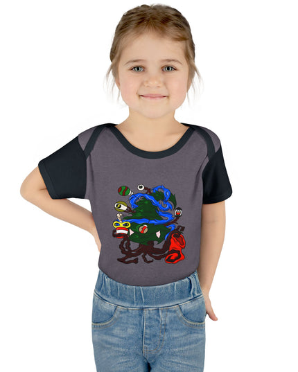 Christmas Treeant - Infant Baby Rib Bodysuit