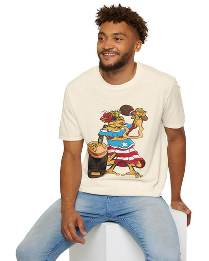 Unisex Graphic Tee Shirt - Puerto Rican Isabela Coqui