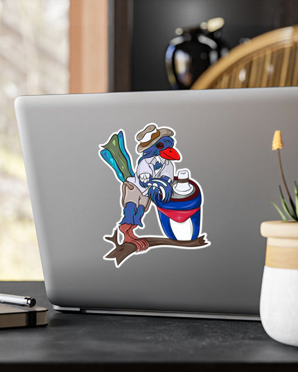 Mateo Armas Trogon - Kiss-Cut Vinyl Decal Sticker