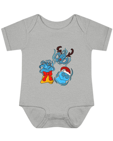 Xmas Will O Wisp - Infant Baby Rib Bodysuit