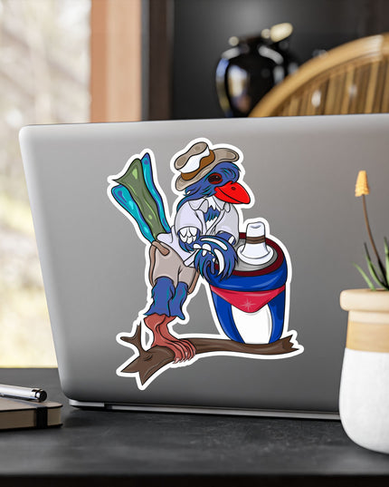 Mateo Armas Trogon - Kiss-Cut Vinyl Decal Sticker