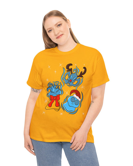 Twinkling Xmas Will O' Wisp - Adult Graphic Tee Shirt