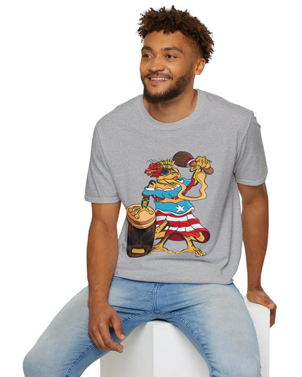Unisex Graphic Tee Shirt - Puerto Rican Isabela Coqui