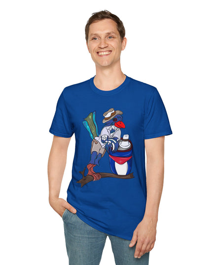 Mateo Armas the Cuban Trogon - Unisex Graphic Tee Shirt