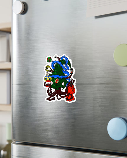 Christmas Treeant - Kiss-Cut Vinyl Decal Sticker