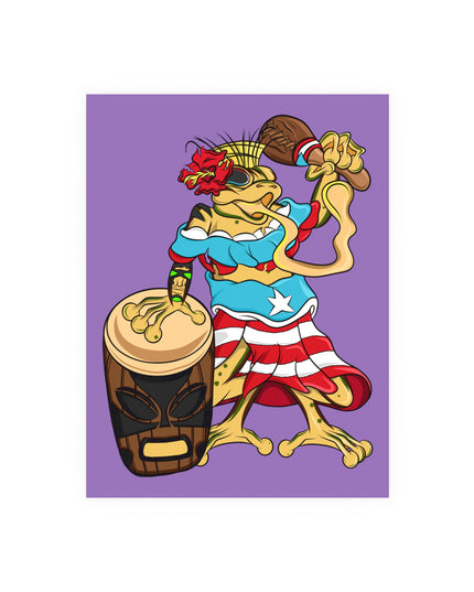 Puerto Rican Isabela Coqui - Satin or Matte Poster
