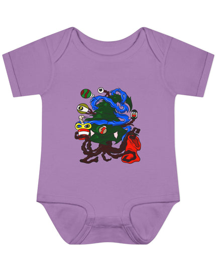 Christmas Treeant - Infant Baby Rib Bodysuit