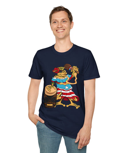 Unisex Graphic Tee Shirt - Puerto Rican Isabela Coqui
