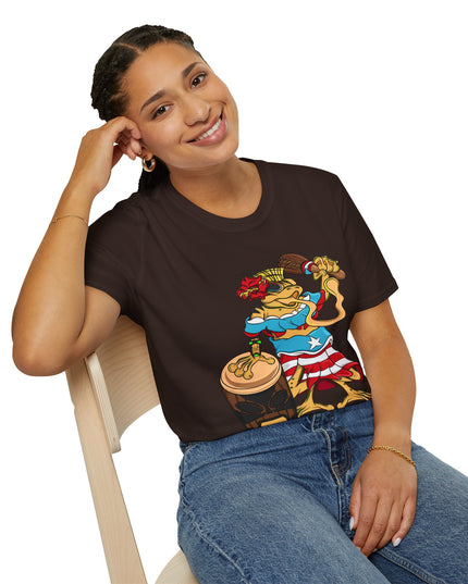 Unisex Graphic Tee Shirt - Puerto Rican Isabela Coqui