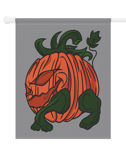 Garden Banner - Halloween Pumpkin Hog