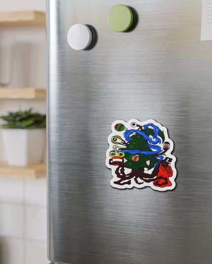 Christmas Treeant - Die-Cut Magnet