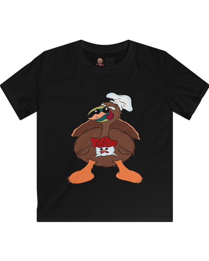 Ted the TurDucKen - Kids SoftStyle Tee Shirt