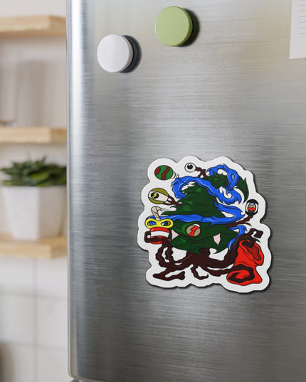 Christmas Treeant - Die-Cut Magnet