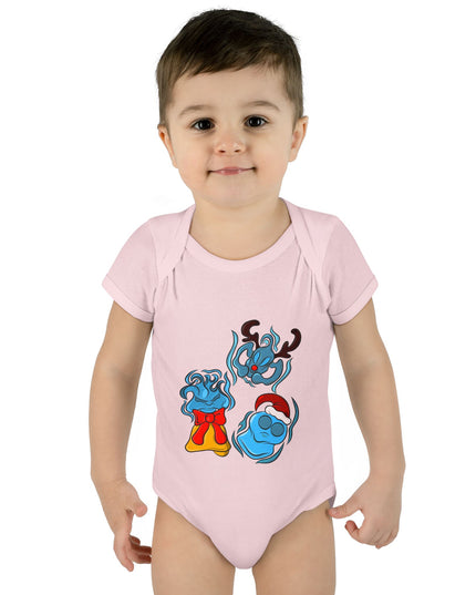 Xmas Will O Wisp - Infant Baby Rib Bodysuit