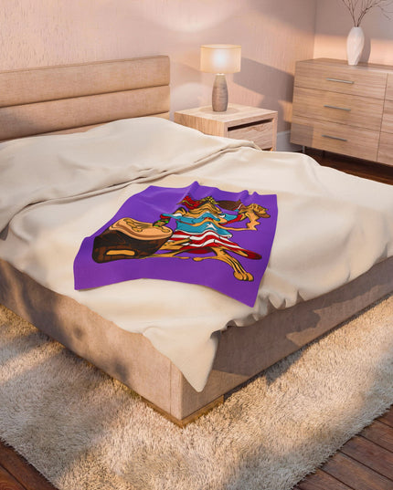 Puerto Rican Isabella Coqui - Plush Blanket