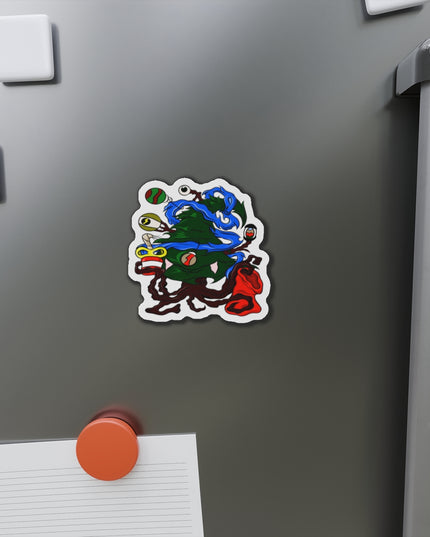 Christmas Treeant - Die-Cut Magnet