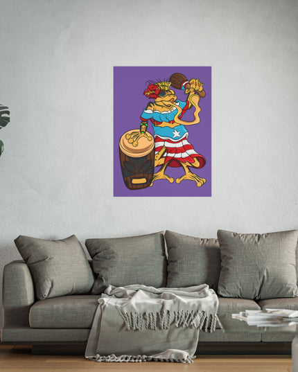 Puerto Rican Isabela Coqui - Satin or Matte Poster