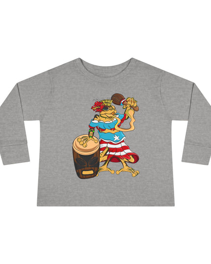Toddler Long Sleeve Tee - Puerto Rican Isabella Coqui