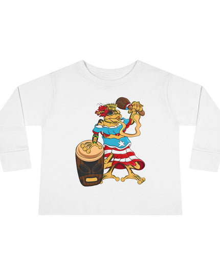 Toddler Long Sleeve Tee - Puerto Rican Isabella Coqui