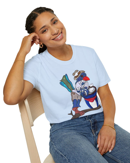 Mateo Armas the Cuban Trogon - Unisex Graphic Tee Shirt