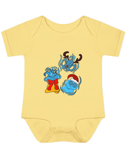 Xmas Will O Wisp - Infant Baby Rib Bodysuit