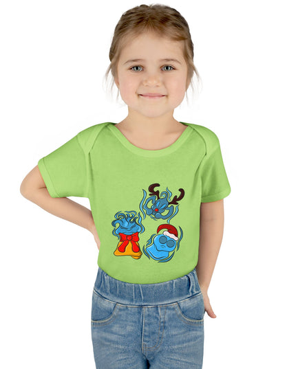 Xmas Will O Wisp - Infant Baby Rib Bodysuit