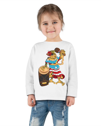 Toddler Long Sleeve Tee - Puerto Rican Isabella Coqui